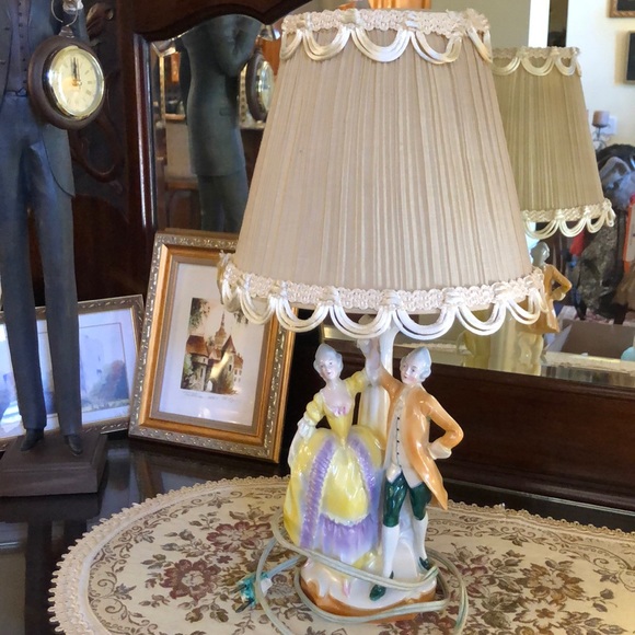 Bavaria Accents Bavarian Antique Porcelain Figurine Lamp Poshmark